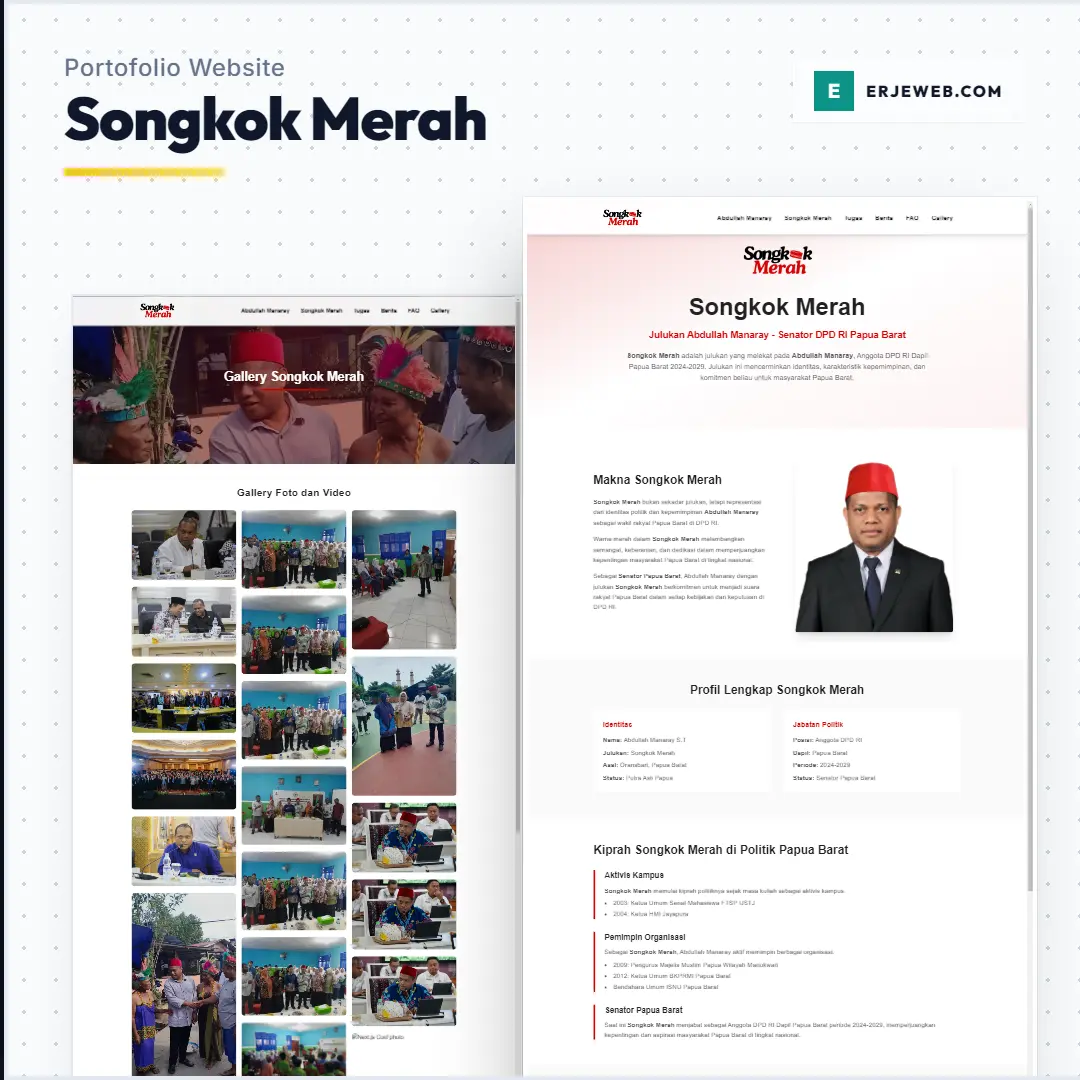 Website Songkok Merah - Abdullah Manaray